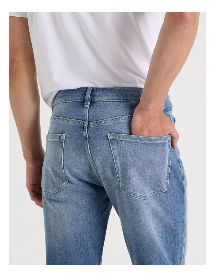 Regular Straight Jeans in Light Blue image 7