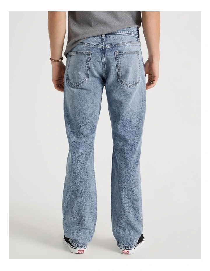 Straight At Waist Performance Jeans in Light Blue image 6