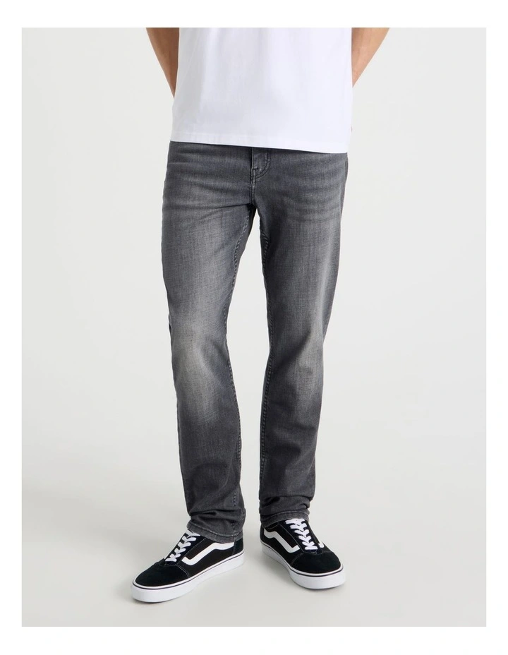 Slim Jeans in Charcoal image 2