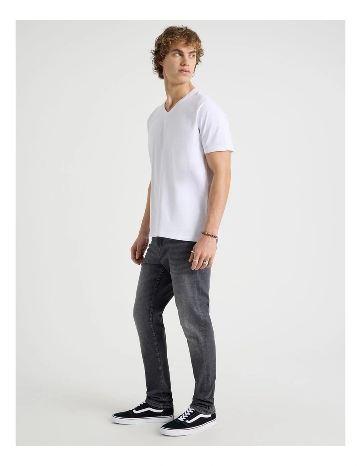 Slim Jeans in Charcoal image 4