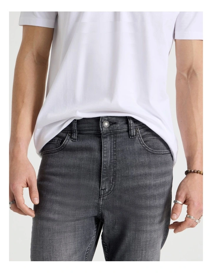 Slim Jeans in Charcoal image 5