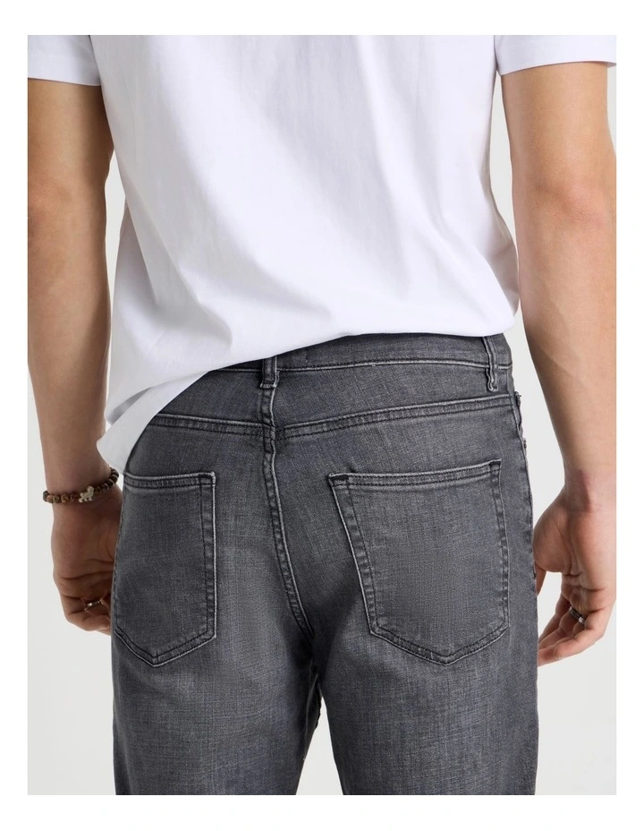 Slim Jeans in Charcoal image 7