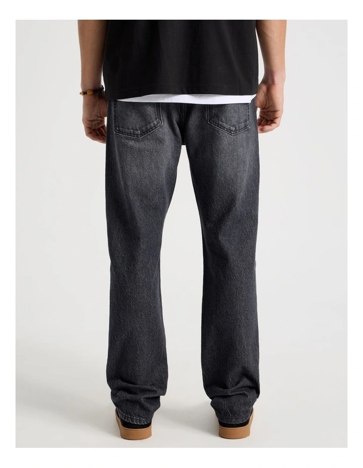 Straight At Waist Performance Jeans in Charcoal image 6