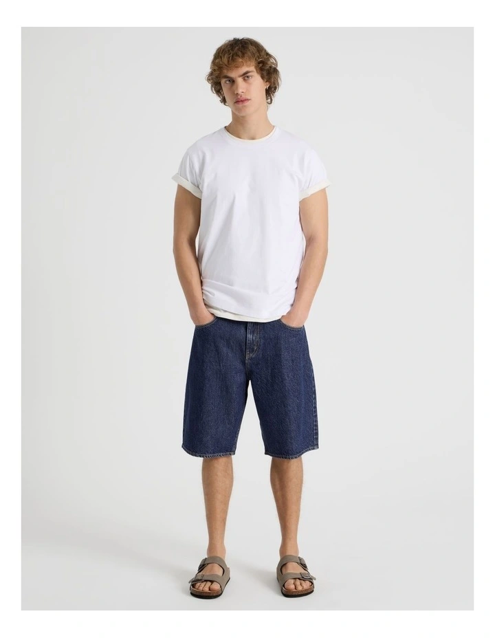 Relaxed Shorts Indigo in Blue image 1