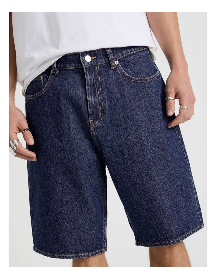 Relaxed Shorts Indigo in Blue image 4