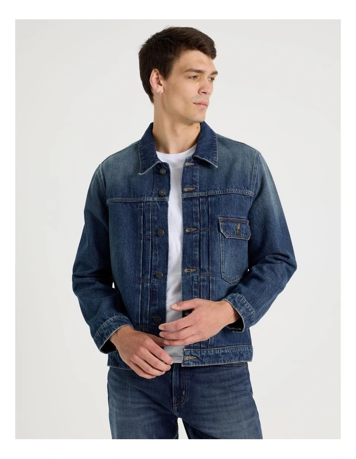 Type 1 Trucker Jacket in Mid Blues image 1