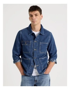 Barn Jacket in Mid Blues