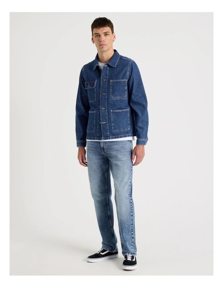 Barn Jacket in Mid Blues image 2