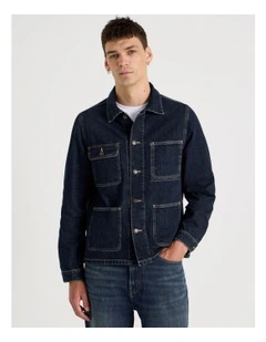 Barn Jacket in Denim Rinse