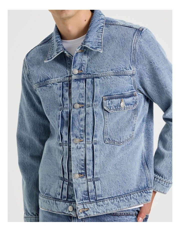 Type 1 Trucker Jacket in Light Blue image 2