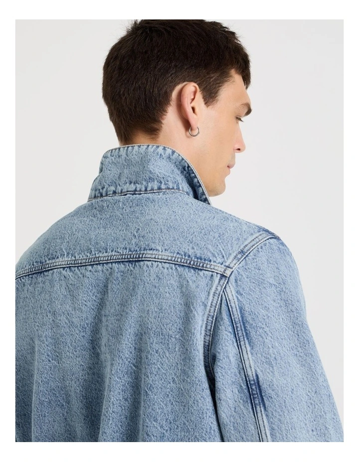 Type 1 Trucker Jacket in Light Blue image 3