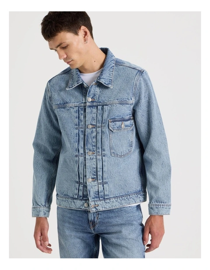 Type 1 Trucker Jacket in Light Blue image 5