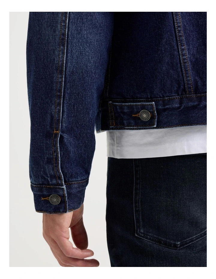 Type 3 Sherpa Trucker Jacket in Mid Blues image 5