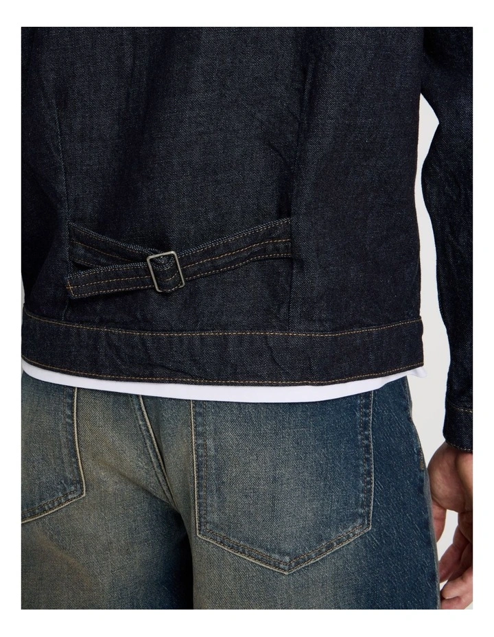 Type 1 Trucker Jacket in Dark Denim image 5