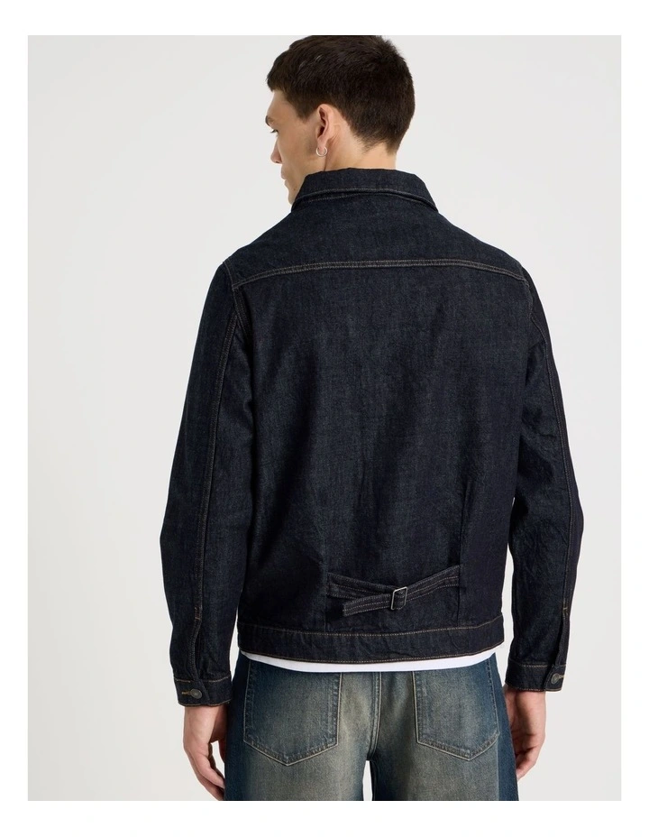 Type 1 Trucker Jacket in Dark Denim image 6