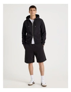 Relaxed Sweat Short in Black