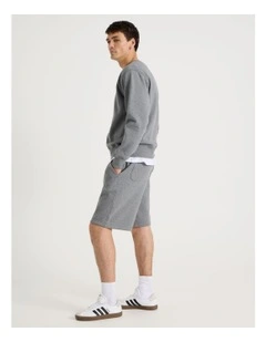 Relaxed Sweat Short in Charcoal