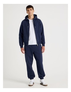 Grab Relaxed Trackpant in Navy