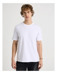 Crew Neck T-Shirt in White