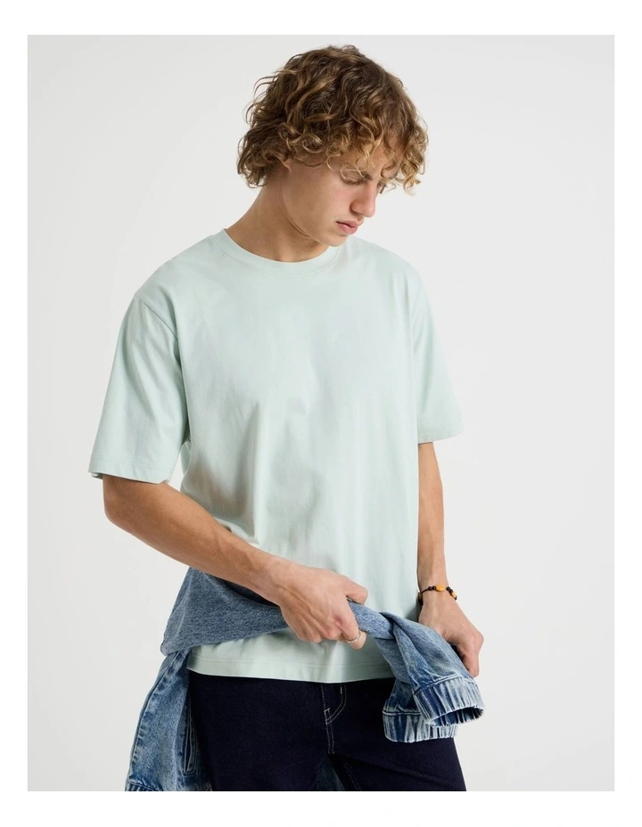 Loose Crew Neck T-Shirt in Mint image 1