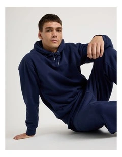Relaxed Hoodie in Navy