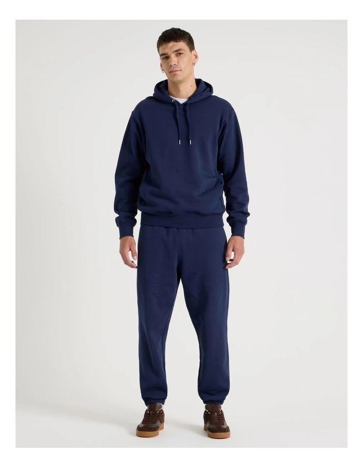Relaxed Hoodie in Navy image 2