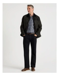 Straight Leg Jean in Black