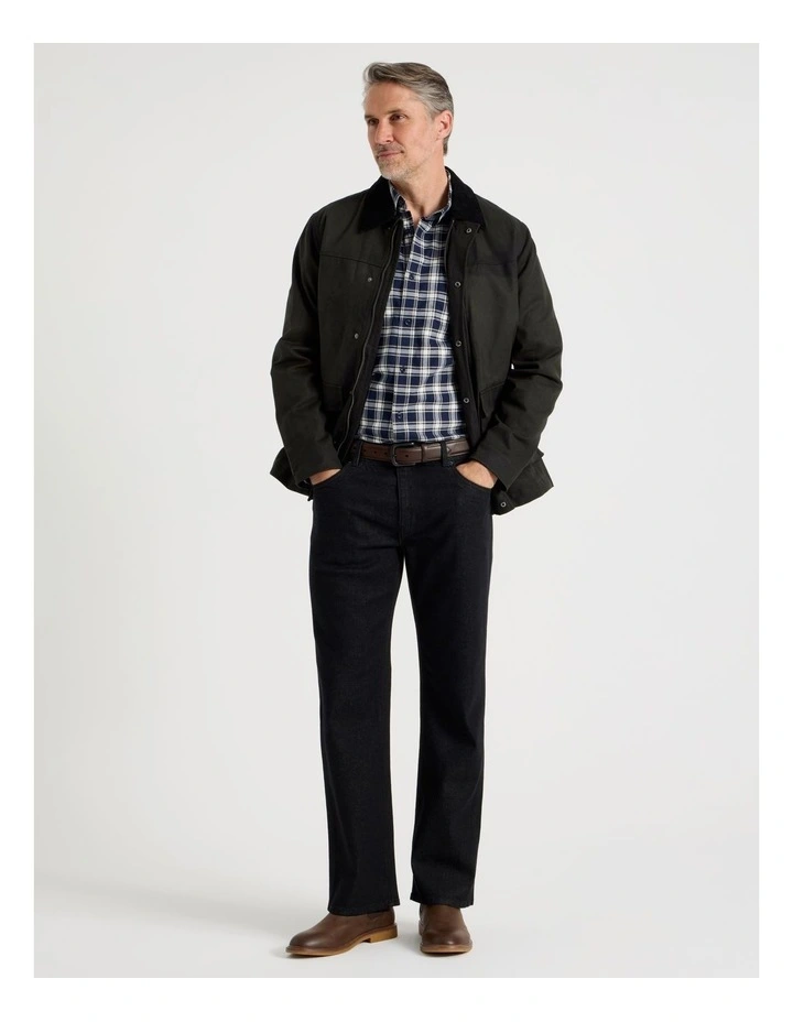 Straight Leg Jean in Black image 1