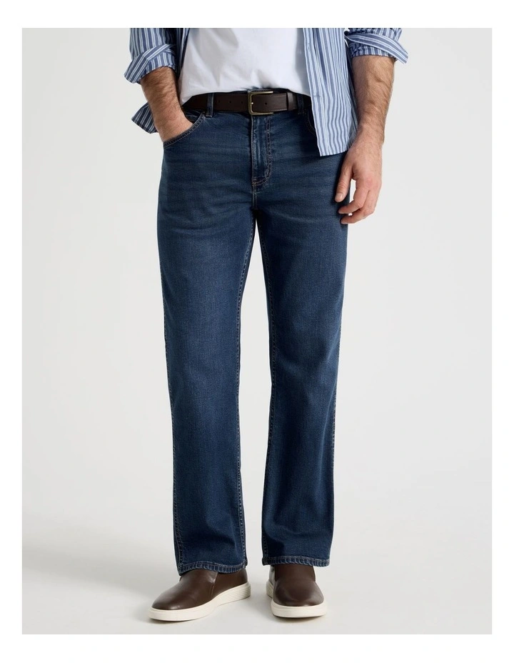 Straight Leg Jean in Navy image 2