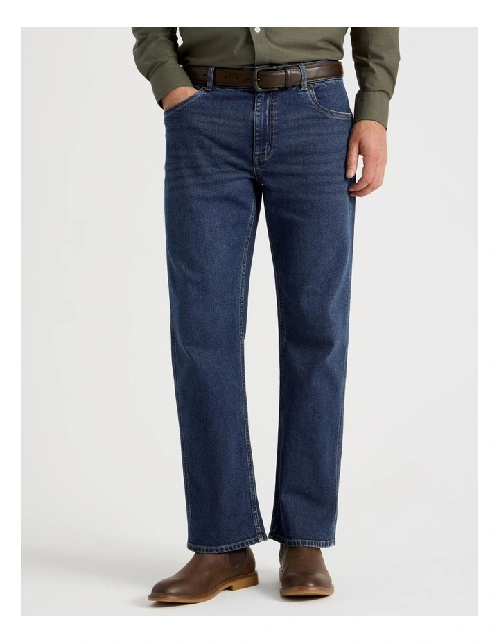 Straight Leg Jean in Navy image 2