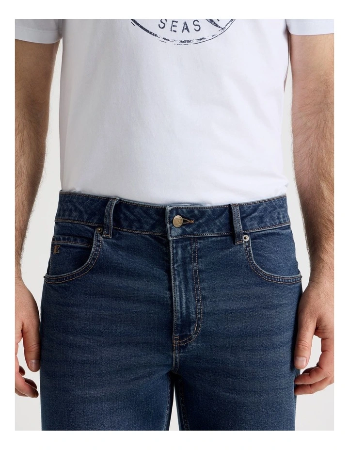 Straight Leg Jean in Navy image 4
