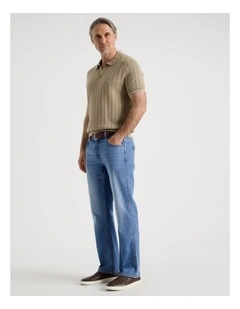 Straight Leg Jean in Light Blue