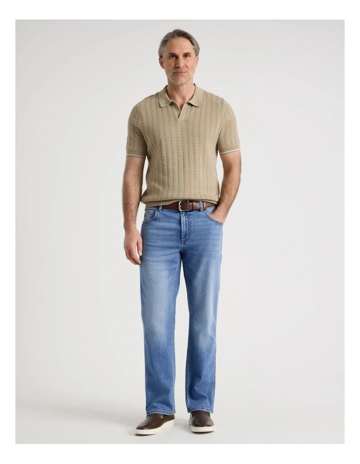 Straight Leg Jean in Light Blue image 3