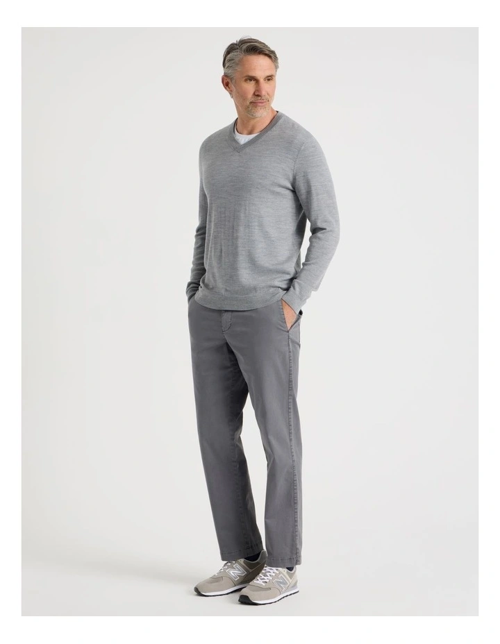Elasticated Waist Pant in Grey image 3