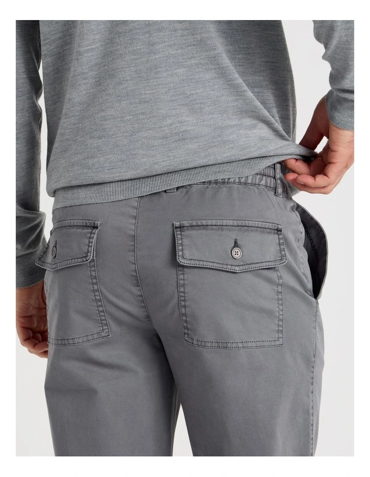Elasticated Waist Pant in Grey image 6
