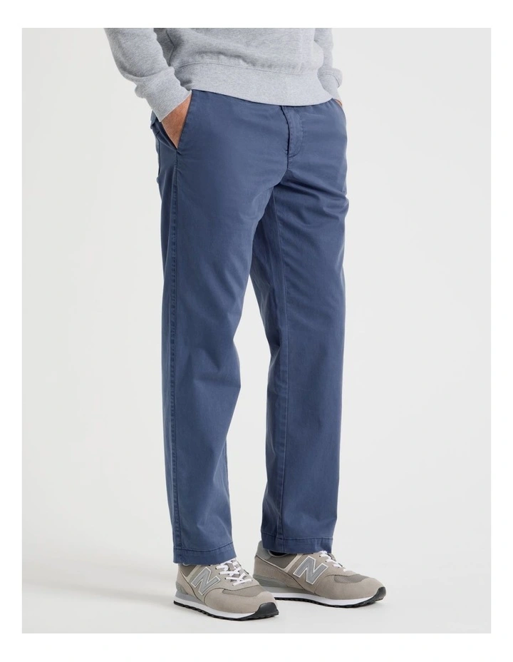 Elasticated Waist Pant in Indigo image 3