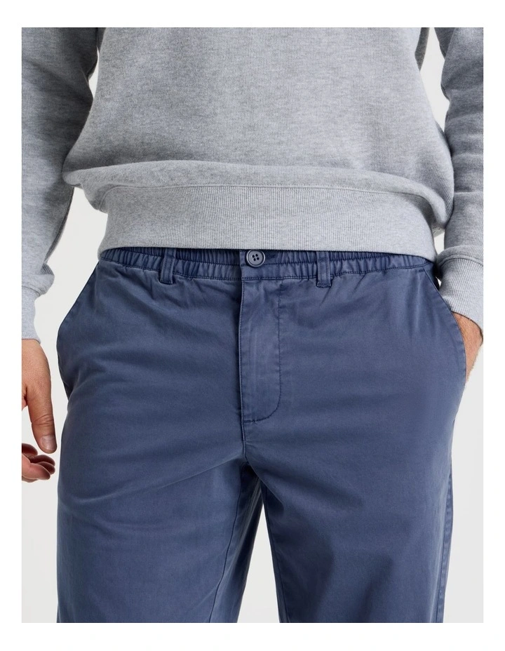 Elasticated Waist Pant in Indigo image 4