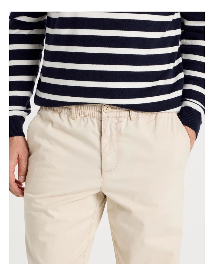 Elasticated Waist Pant in Bone image 5