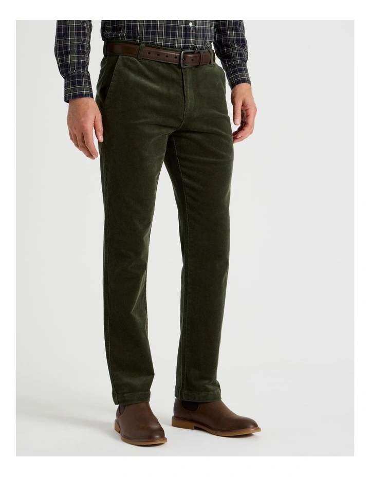 Corduroy Pant in Khaki image 2