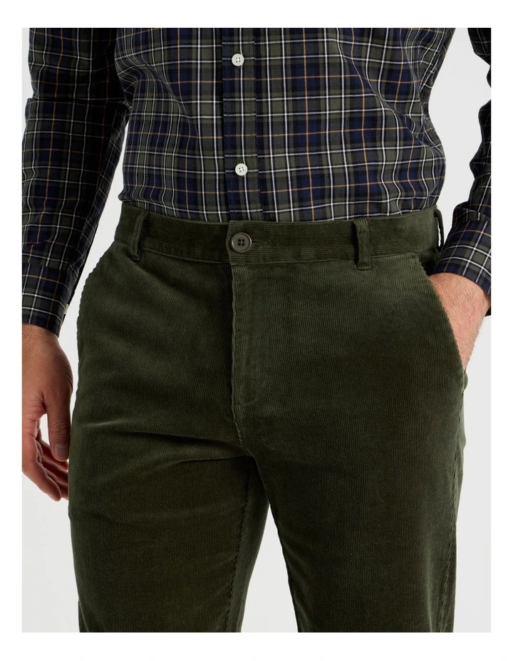Corduroy Pant in Khaki image 3