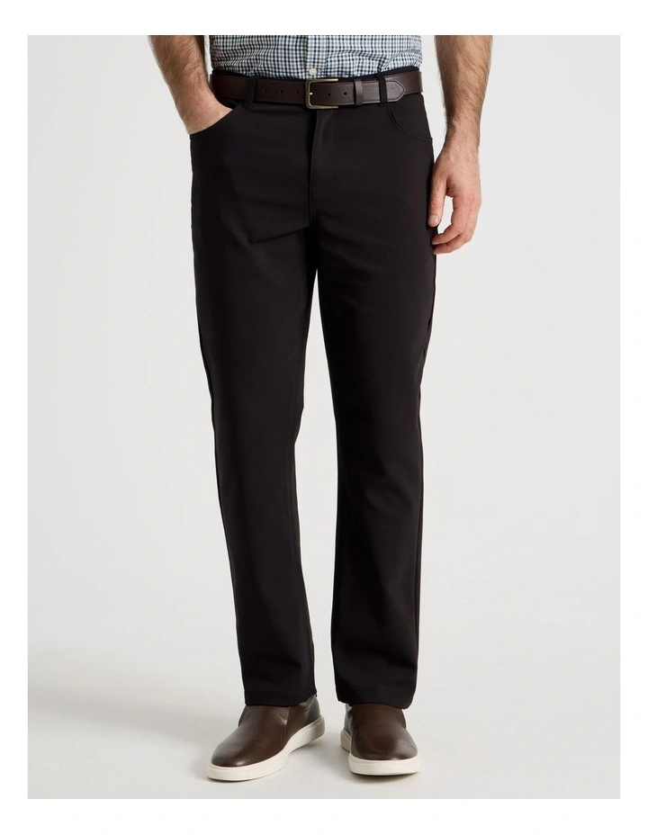 Comfort 5 Pocket Pant in Black image 2