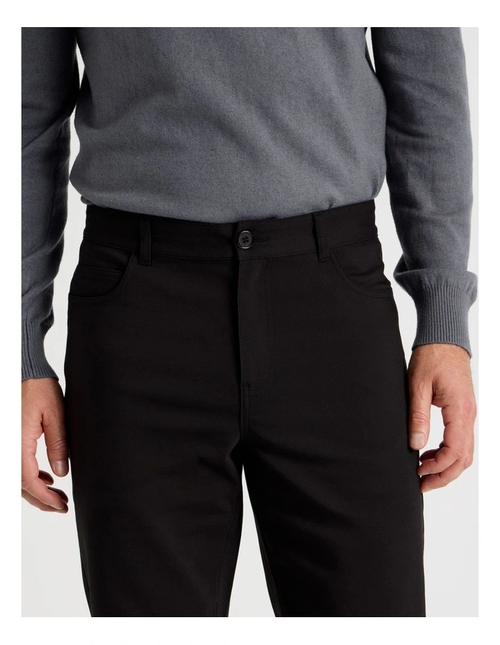 Comfort 5 Pocket Pant in Black image 3