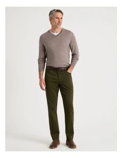Comfort 5 Pocket Pant in Khaki