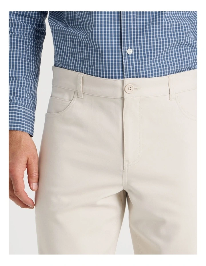 Comfort 5 Pocket Pant in Bone image 3