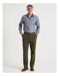 Textured Pant in Khaki