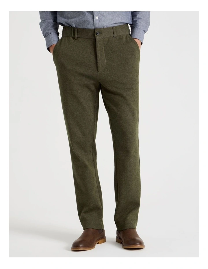 Textured Pant in Khaki image 3