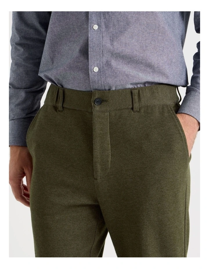 Textured Pant in Khaki image 4