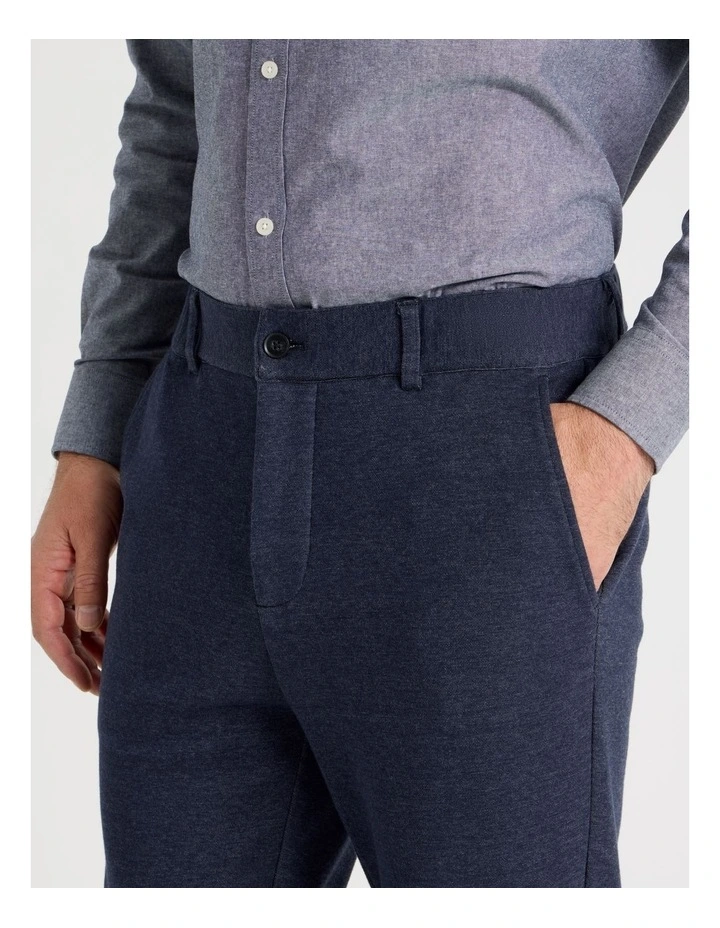 Textured Pant in Navy image 3