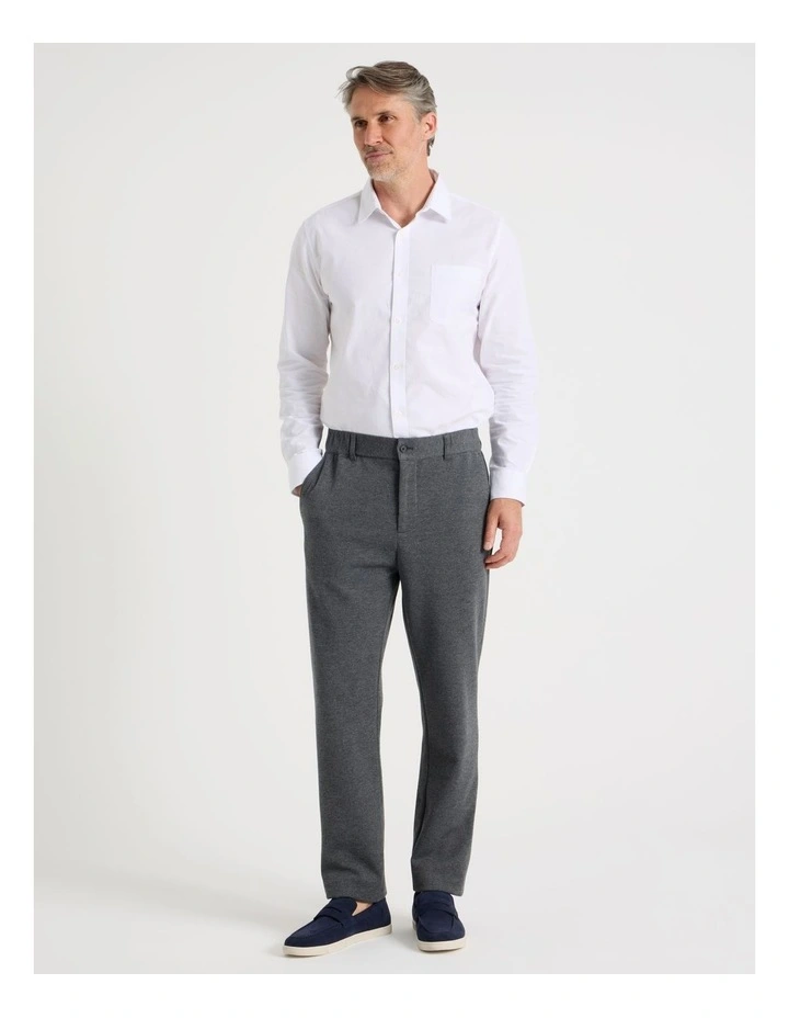 Textured Pant in Charcoal image 1