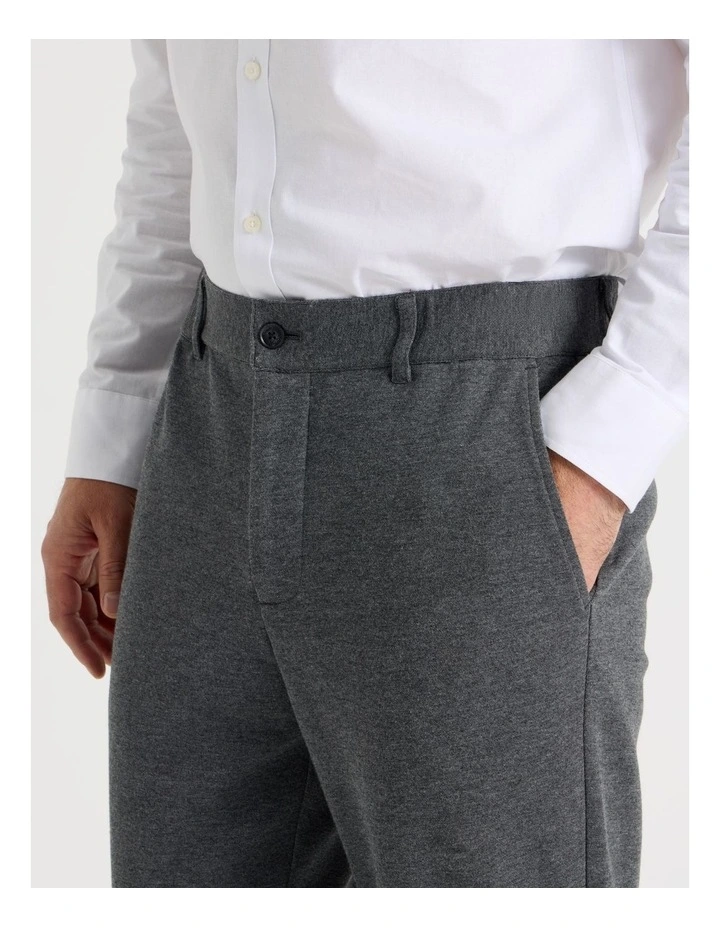 Textured Pant in Charcoal image 3